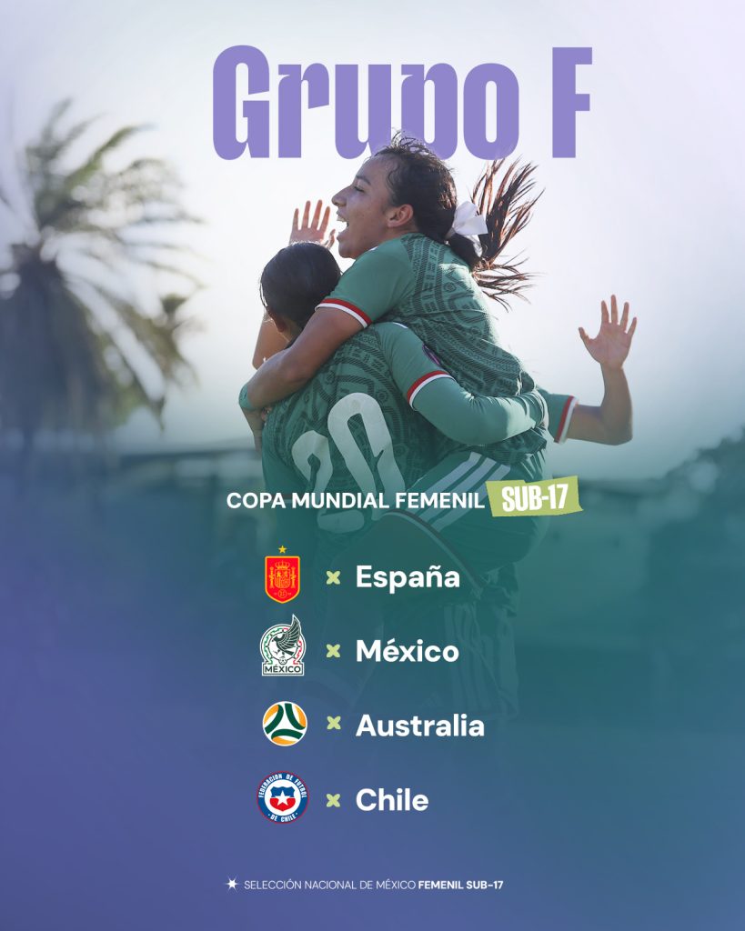 Cuándo juega y dónde ver los partidos de México en el Mundial Femenil Sub-17