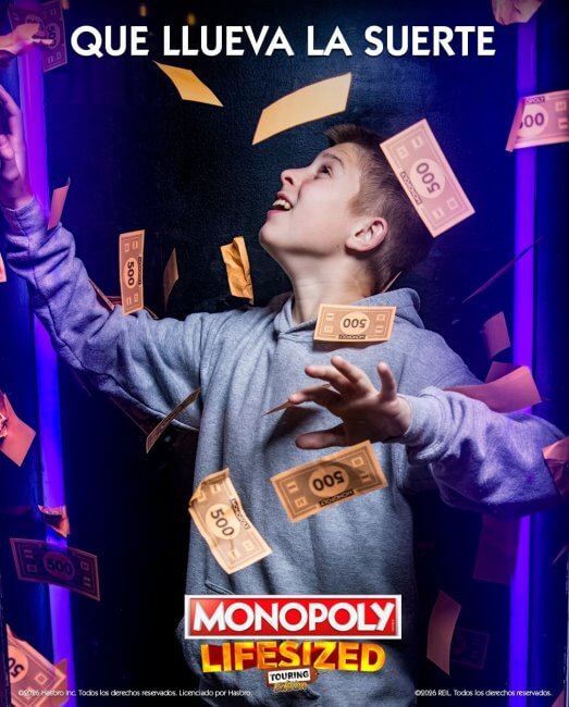 Un Monopoly gigante ha llegado a la CDMX y puedes entrar a jugarlo en un tablero de tamaño real