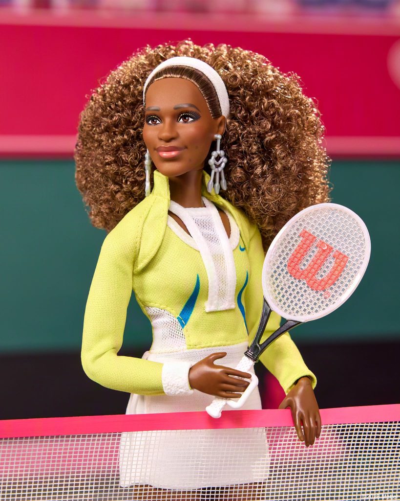 Así luce la muñeca de Serena Williams
