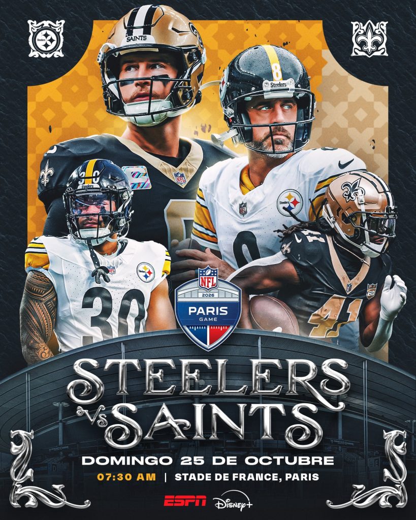 Steelers vs Saints NFL en París
