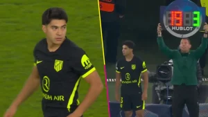 Obed Vargas debuta en la Champions League con el Atlético de Madrid