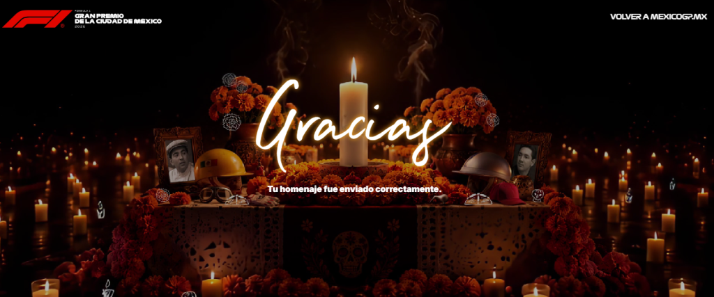 El GP de México tendrá ofrenda por Día de Muertos y puedes recordar a personas o mascotas