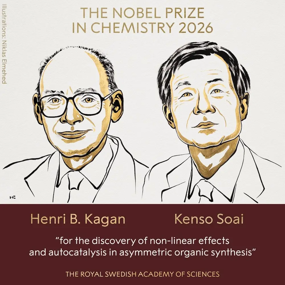 Henri B. Kagan y Kenso Soai ganan el Nobel de Química por su investigación de las moléculas espejo