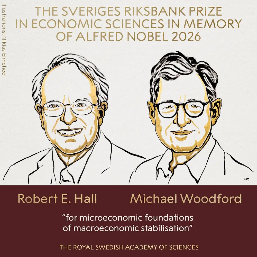 Robert Hall y Michael Woodford ganan el Premio Nobel de Economía 2026