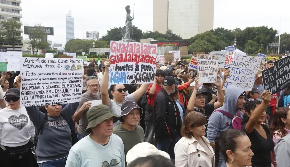 Protesta por el agua en Guadalajara: Comisión de Derechos Humanos abre investigación