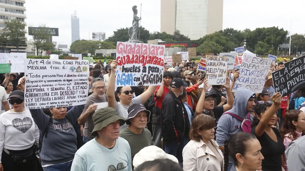 Protesta por el agua en Jalisco: UdeG exige liberación de 3 estudiantes
