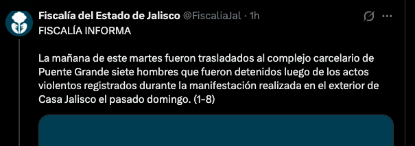 Ingresan a Puente Grande a siete detenidos por la protesta del agua en Jalisco; tres ya fueron liberados