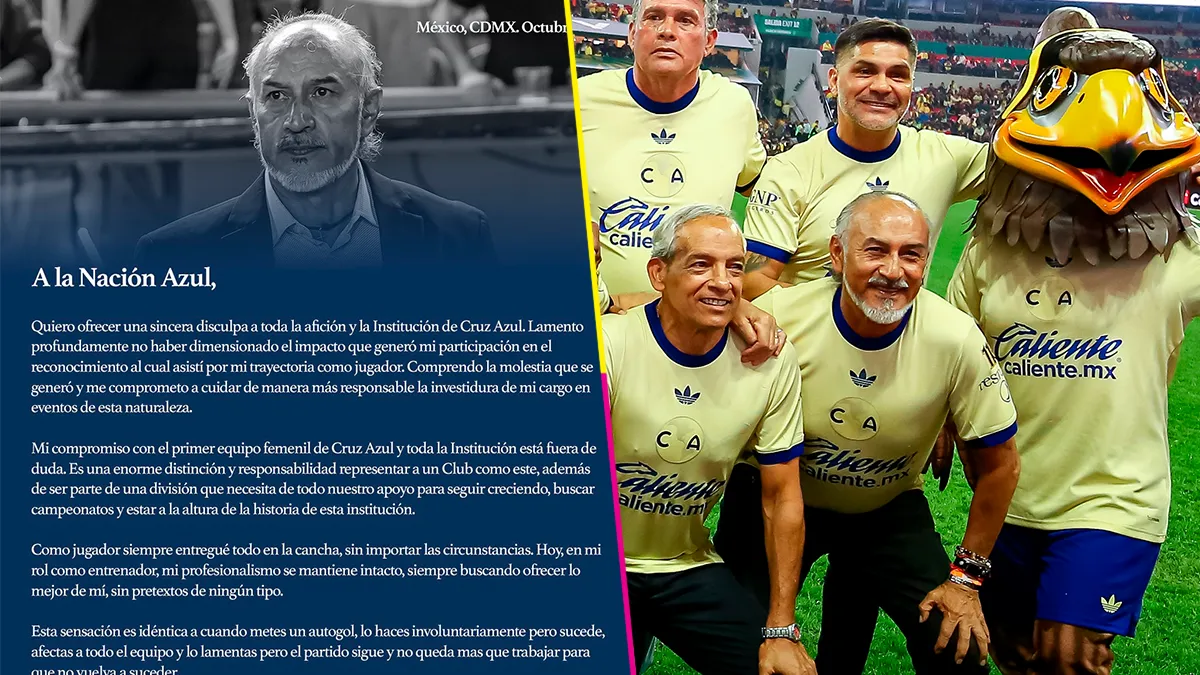 Raúl Gutiérrez ofreció disculpas a Cruz Azul