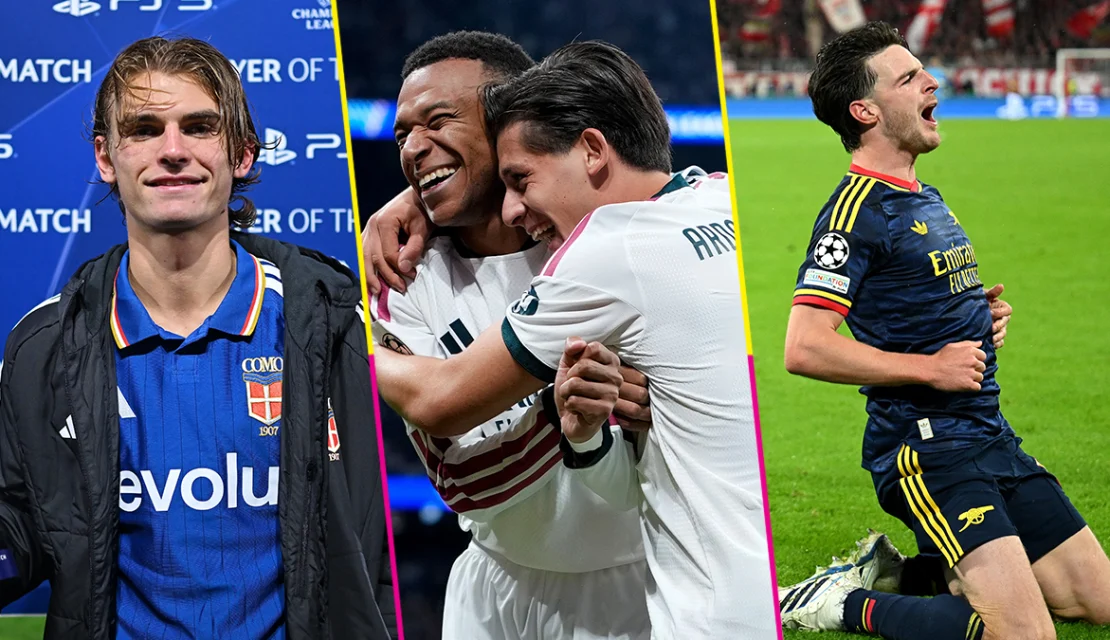 ¿Qué pasó hoy en la Champions? Vinicius decepcionado pese a triunfo del Real Madrid y goleada del Como al Manchester United