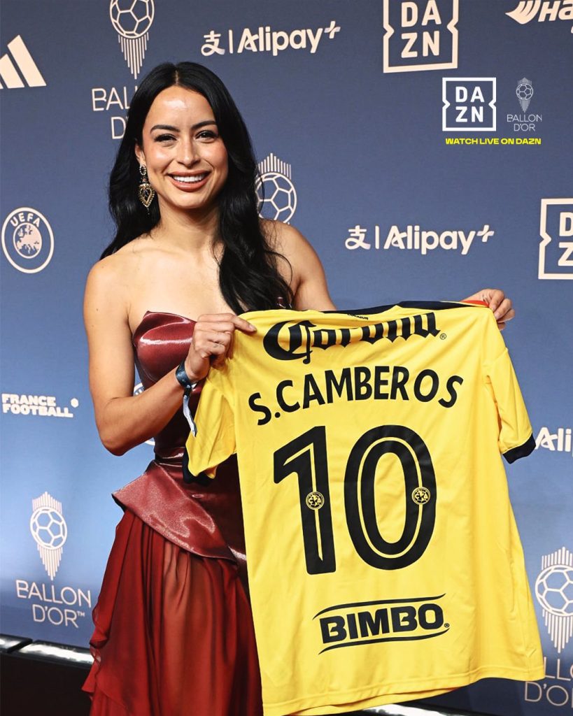 Scarlett Camberos en el Balón de Oro