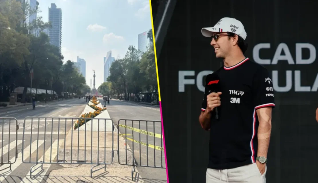 Checa cómo moverte en Reforma ante los cierres viales por el show run de Checo Pérez