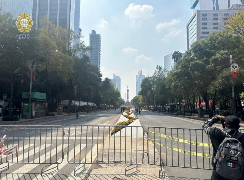 Checa cómo moverte en Reforma ante los cierres viales por el show run de Checo Pérez