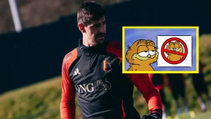 ¡Auch! Sacaron a Thibaut Courtois del chat de la Selección de Bélgica
