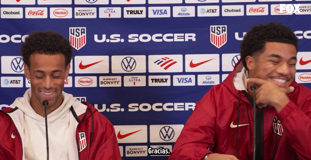 No fue burla: Explican por qué Tyler Adams y Malik Tillman se rieron al hablar de Gil Mora