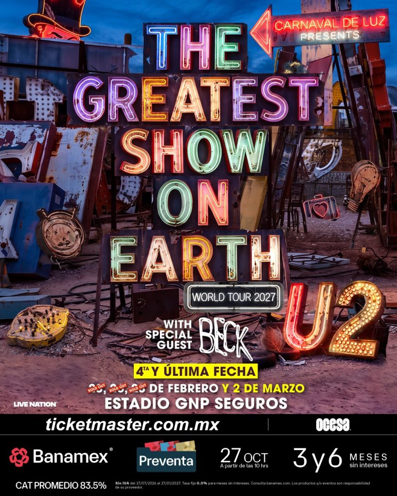 u2 cuarta fecha mexico