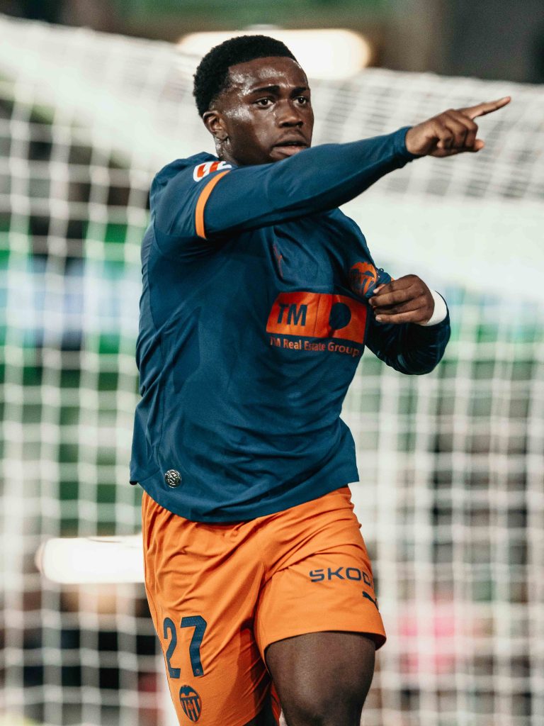 Otorbi marcó el gol del empate del Valencia
